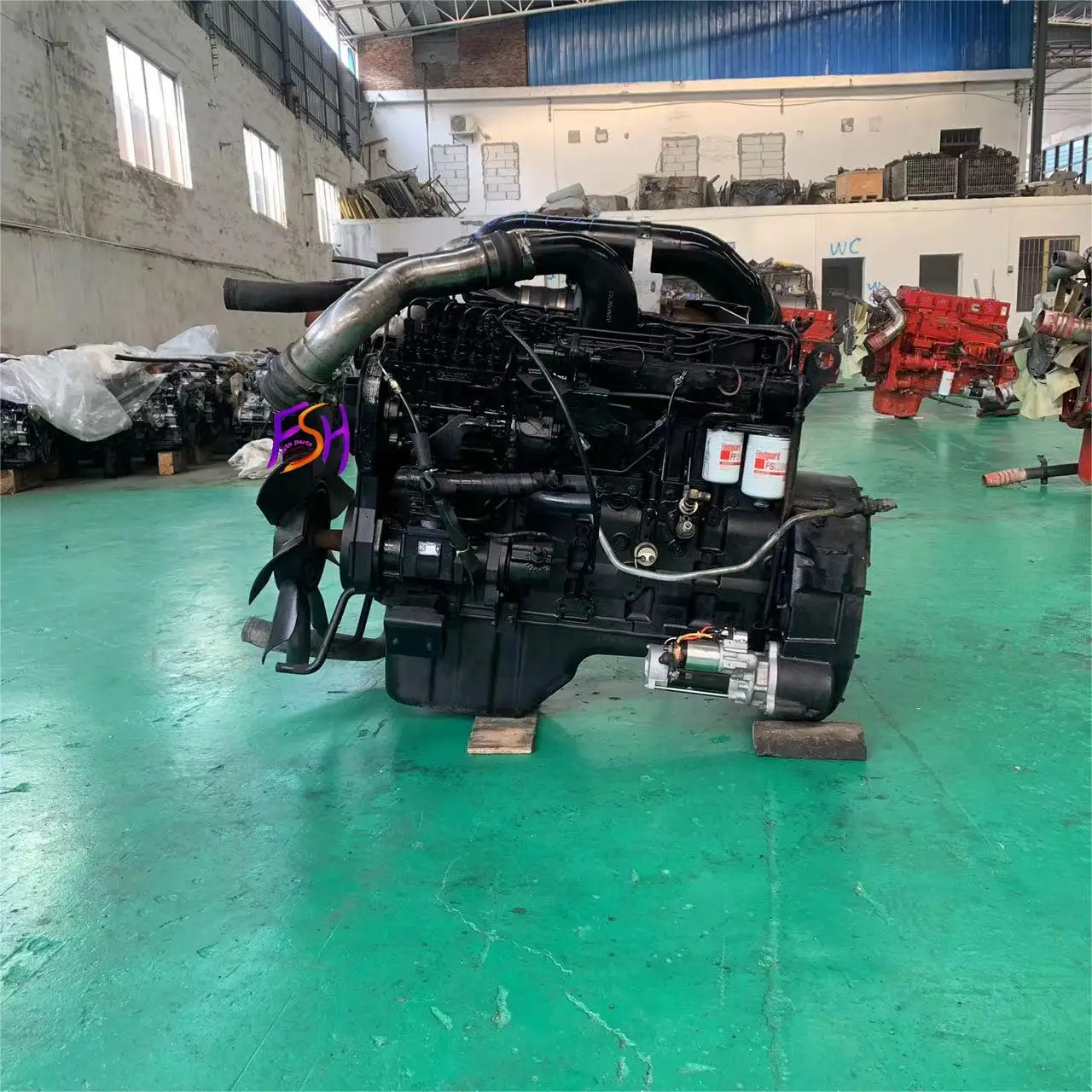 Полный Cum Mins 6CT Б/у дизельный двигатель 6-цилиндровый топливный прямой впрыск