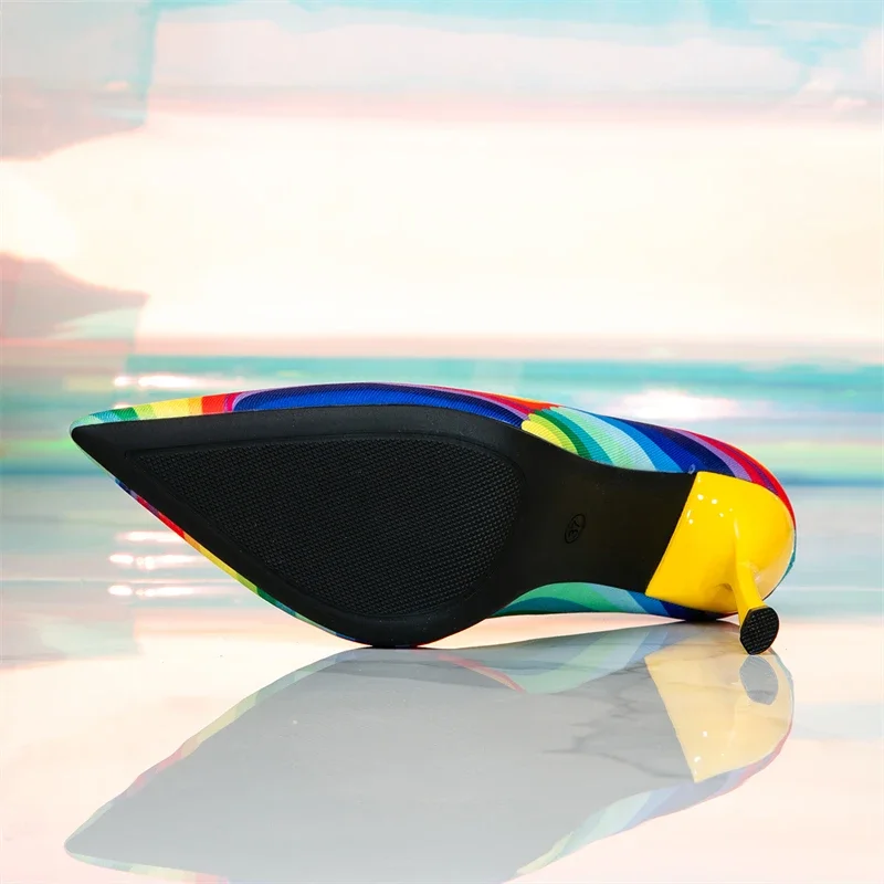 Туфли Eilyken женские камуфляжные пикантные элегантные туфли-лодочки на тонком