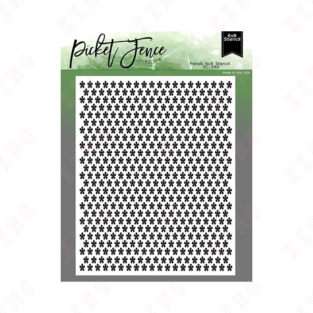 

New 2023 Painting Scrapbook Decoration Coloring Embossing Template Make Diy Greeting Card Craft Mold Petals 6x8 Layering Stencil