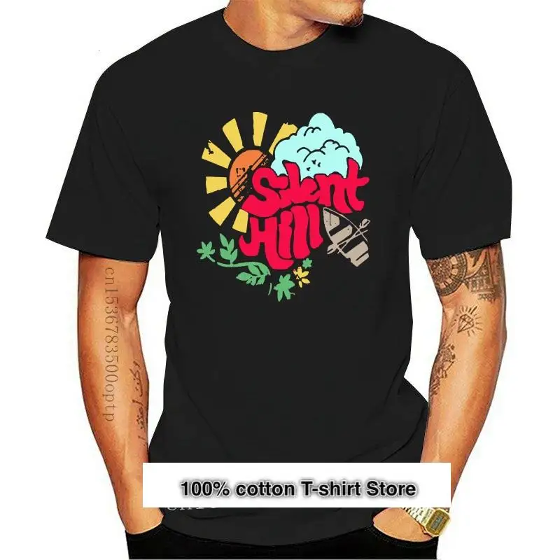 

Camiseta de algodón orgánico para hombre, camisa divertida con cabeza de pirámide, de talla grande