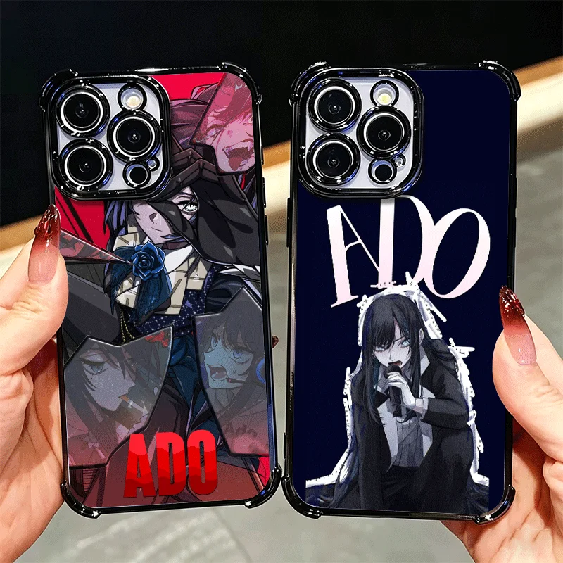 Фото Чехол для телефона Ado Cartoon K-Kyogen X Uta с покрытием для Xiaomi Poco X6 X7 X8 Pro Max X5 X3 M8 M7 M5S Redmi 15C 15 14C 13C 17T 15T 14T №3