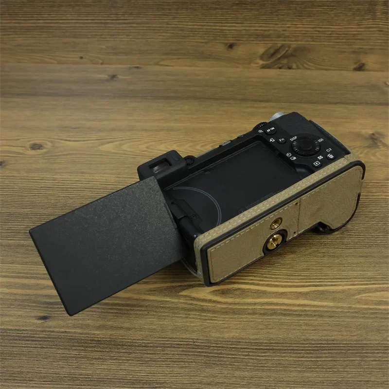 Получехол для камеры A7CII основание из искусственной кожи Sony A7C2 A7C Mark II защитная