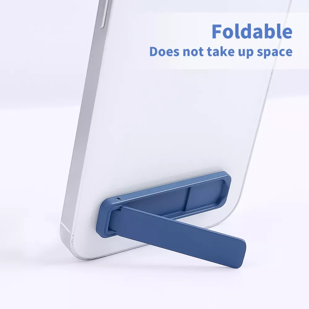 

Thin Mini Metal Folding Mobile Phone Holder Stand Alloy Portable Phone Kickstand Bracket Desktop Phone Holder