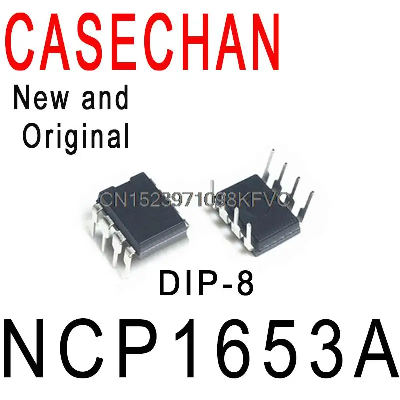 5 шт., новый и оригинальный чип NCP1653 NCP1653APG DIP-8 для управления питанием с ЖК-дисплеем, в наличии, IC NCP1653A