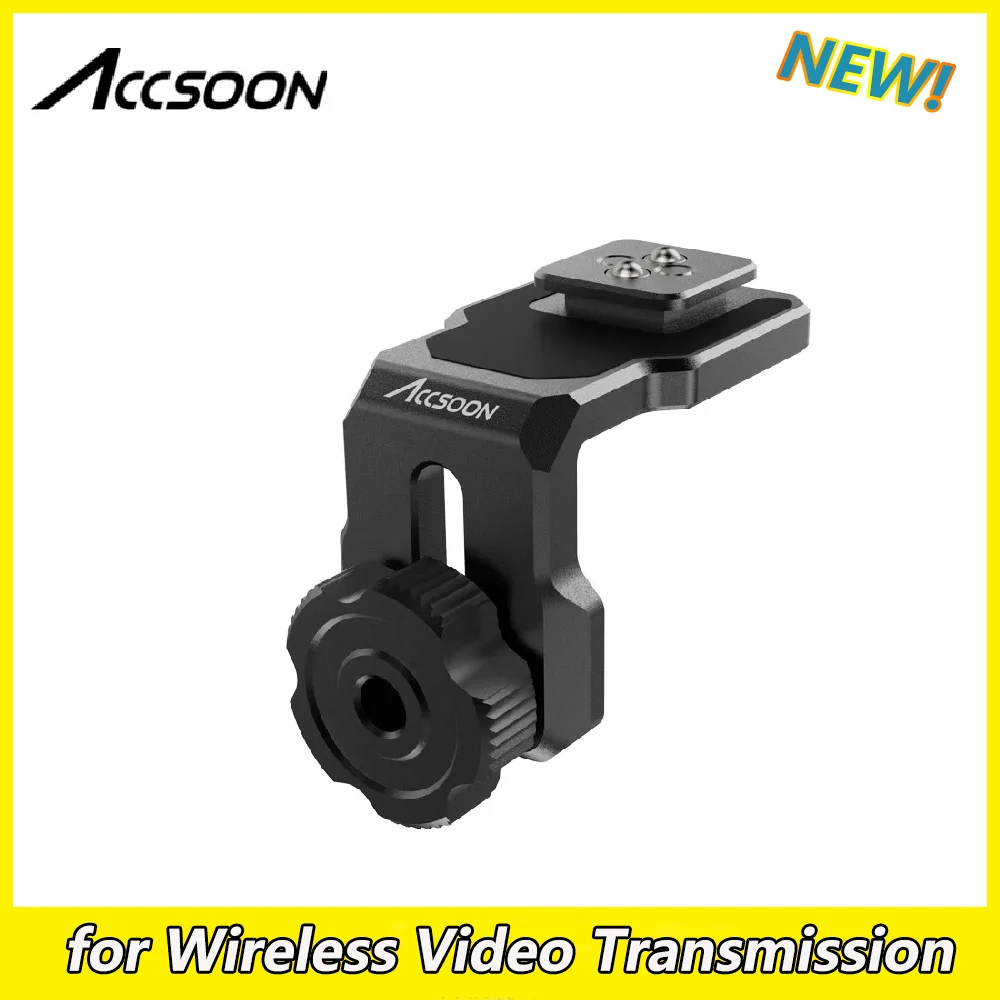 Универсальная беспроводная видеосъемка ACCSOON с держателем холодного башмака 1/4 для стабилизатора DJI RS2/RSC2/RS3/RS3pro