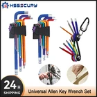 Многоцветный шестигранный ключ с шестигранным хвостовиком, набор гаечных ключей с длинным динамометрическим механизмом и втулкой для велосипеда, Набор отверток, инструменты для ремонта