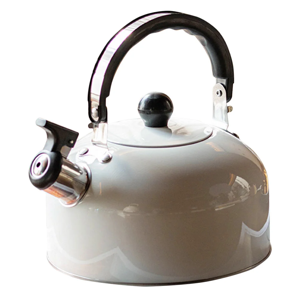 

Whistle Kettle Stove Tea Stainless Steel Containers Lids Coffee Stovetop Whistling Water Boiler Jug Handle Sounding For Kettles