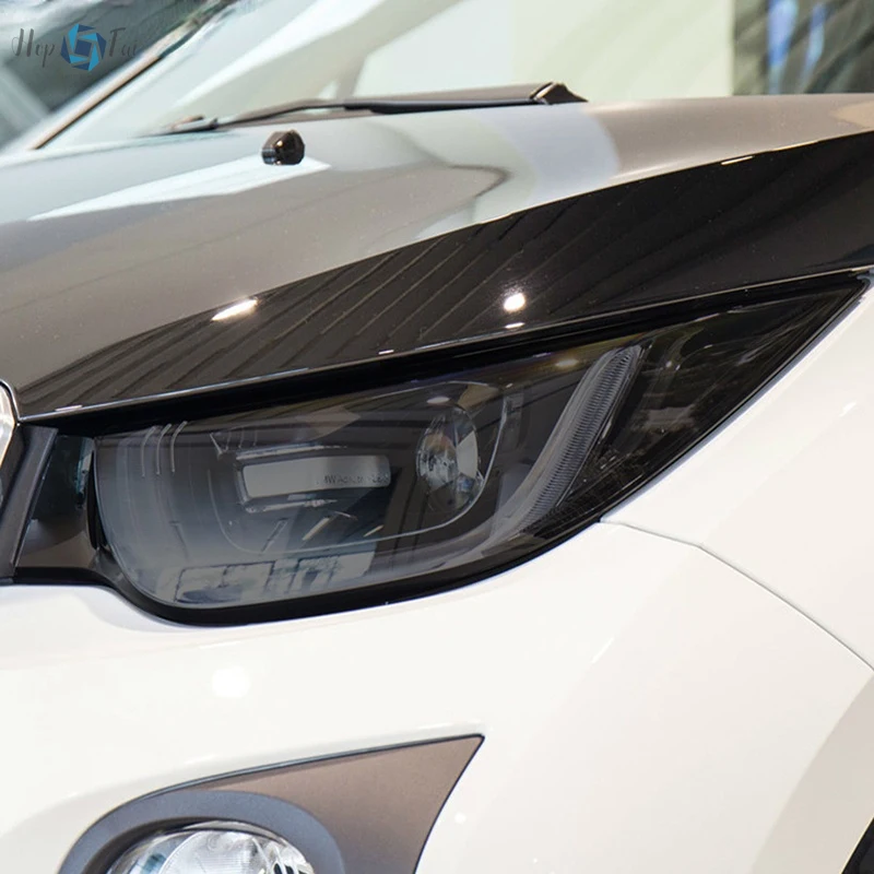 2 шт. Защитная пленка для автомобильных фар дымчатый черный Оттенок Виниловая