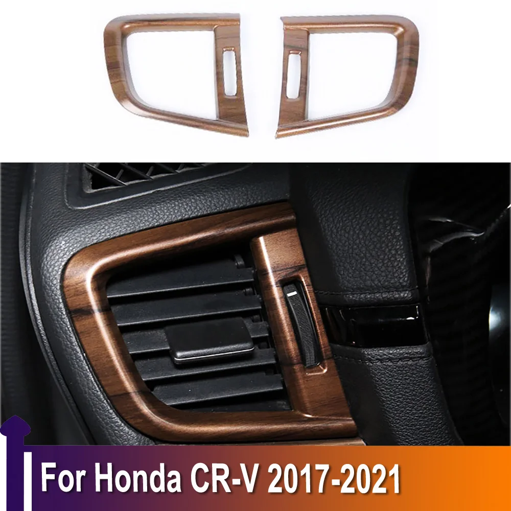 

Внутренние детали для Honda CRV CR-V 2017-2019 2020 2021, Боковая Крышка вентиляционного отверстия, отделка, панель выхода переменного тока, аксессуары дл...