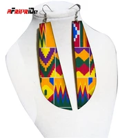 2021 handmade african earrings african long earrings african for women earrings african cotton fabrics earrings for gift wyb510