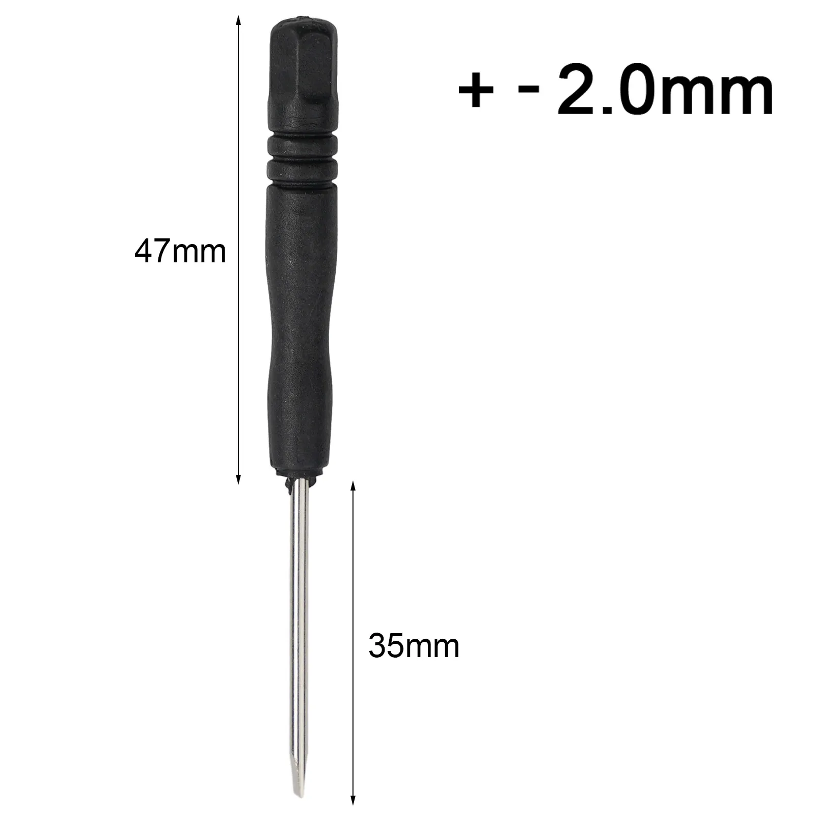 

Small Screwdriver 3.22Inch 10Pcs 10x 2mm Cutter Head 45#steel Flathead Non-Slip Precision High Quality Material