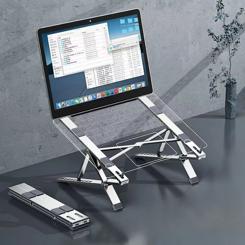 Держатель ноутбука можно поднять и приподнять основание для рассеивания тепла