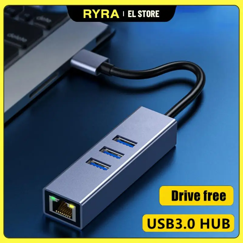 

USB-концентратор 3 в 1, 1000 Мбит/с, с 3 портами