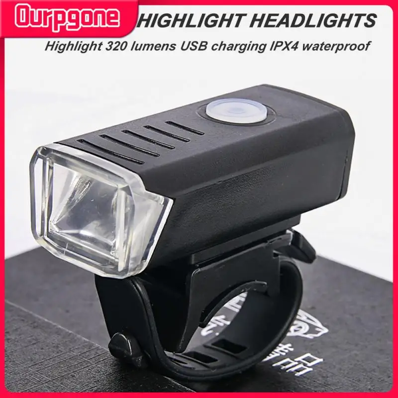 

Фонарик для передней фары горного и дорожного велосипеда, водонепроницаемый, 300 мАч