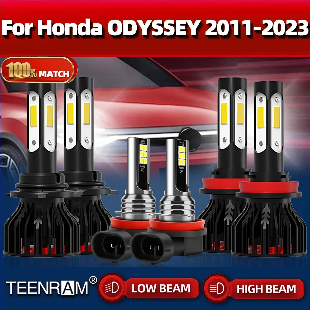 

Светодиодные лампы Canbus 360W 60000LM Автомобильные фары 12V 6000K противотуманные светильник для Honda ODYSSEY 2011-2017 2018 2019 2020 2021 2022 2023