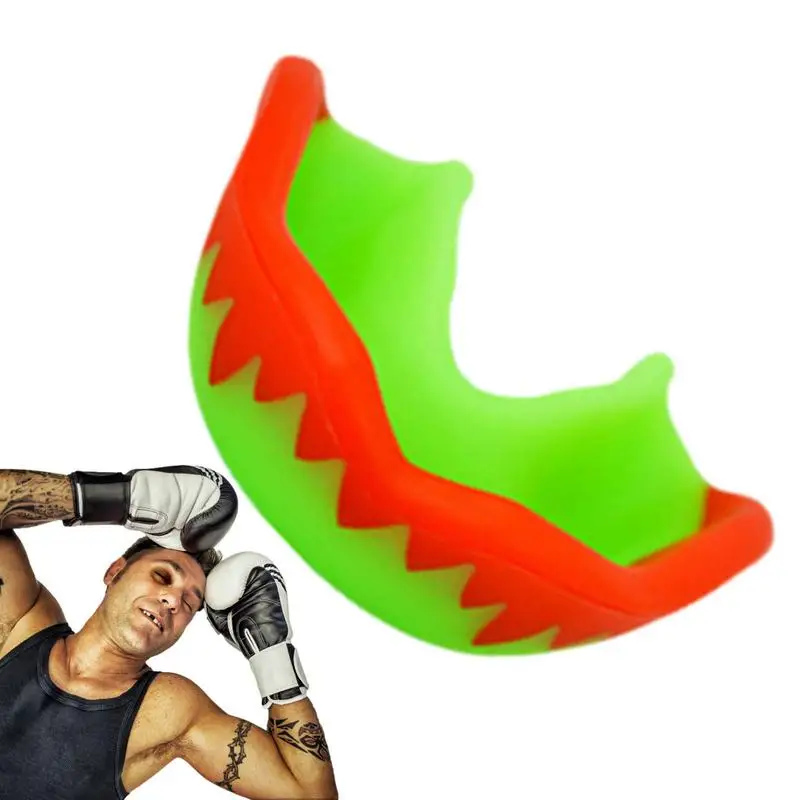 

Sports Mouth Guard Taekwondo Boxing Tooth Protection Tooth Cover Double Colored Gum Shield For Boxing Basketball MMA Hockey