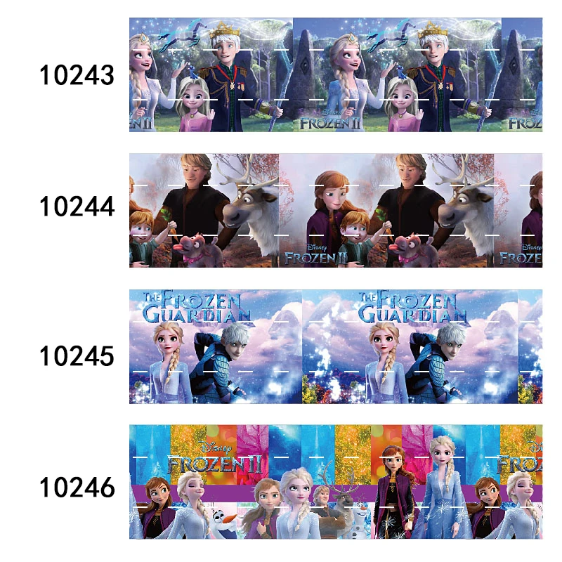 

Швейные аксессуары 50 мм 75 мм лента принцессы с принтом «Холодное сердце Эльзы» Disney