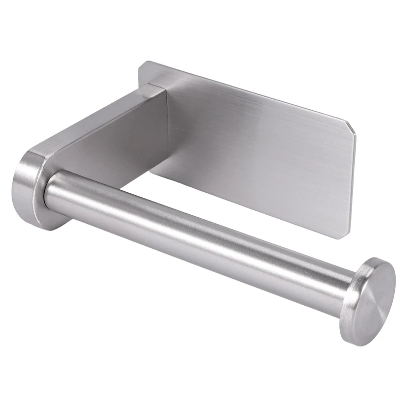 

Hot Self Adhesive Toilet Paper Holder SUS 304 Stainless Steel No Drilling Bathroom Kitchen Tissue Paper Roll Towel Holder Rustpr
