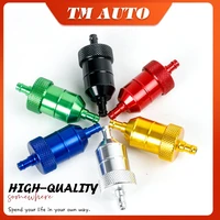 6 colors universal petrol gas fuel filter cleaner gasoline strainer for motorcycle modification parts