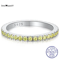 shipei 925 sterling silver created moissanite gemstone birthstone diamonds wedding band engament ring fine jewelry wholesale
