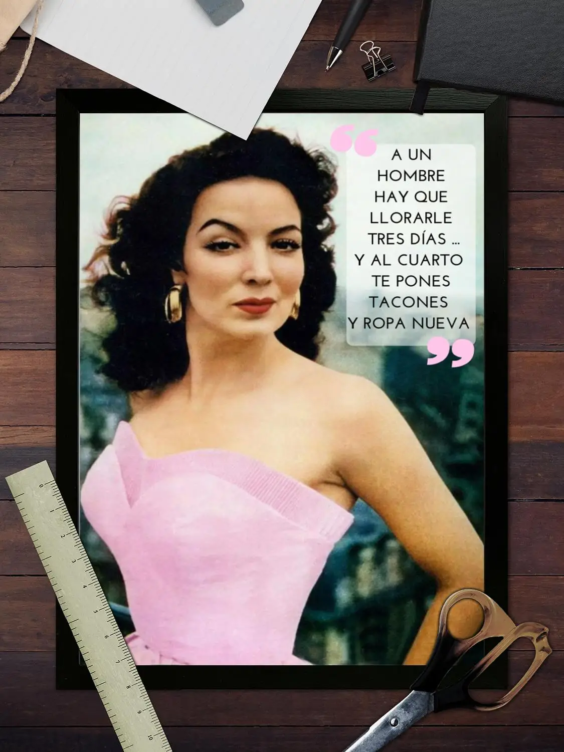 Фото Плакат на холсте Maria Felix, настенное искусство, печать с изображением, современная семья, декор для спальни, постеры, декоративная живопись №3