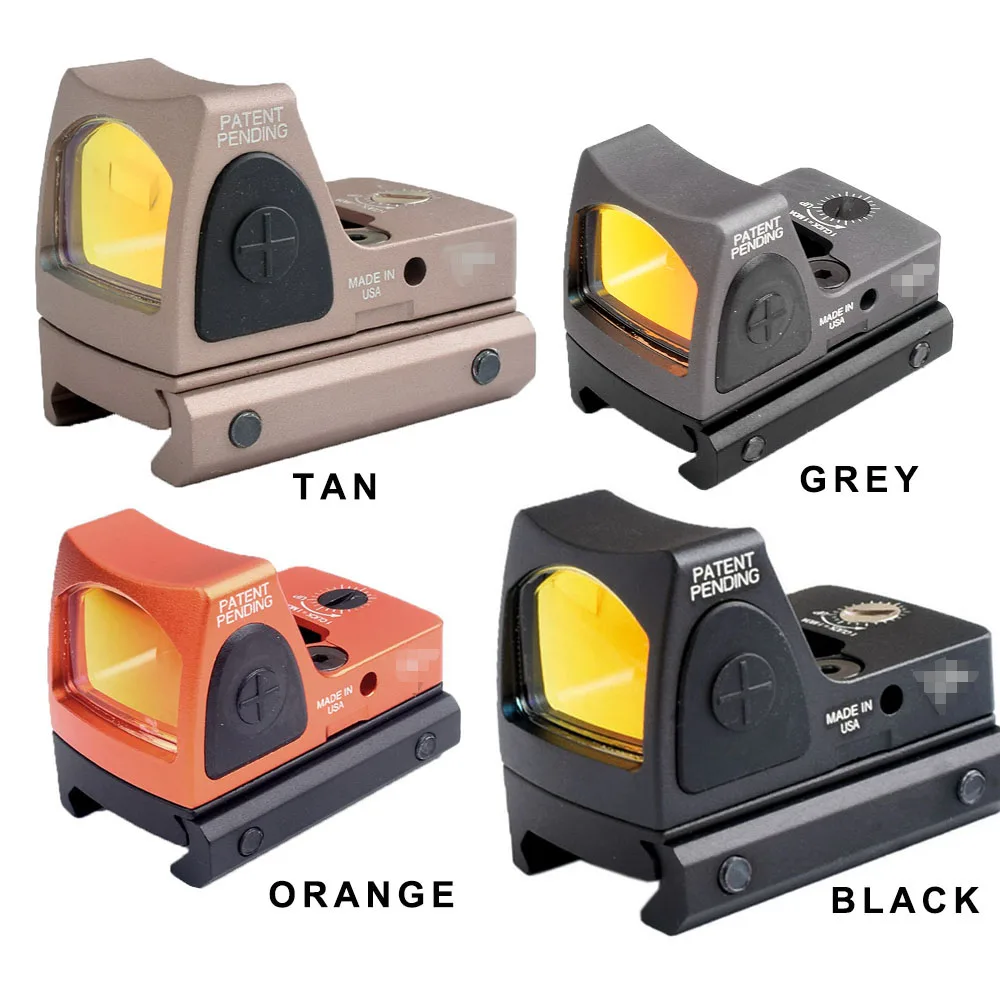 

WIPSON Aim Tactical RMR Adjustable Reflex Red Dot Optic Sight 3.25 MOA Scope Hunting Fit 20mm Weaver Rail Airsoft Glock Pistol