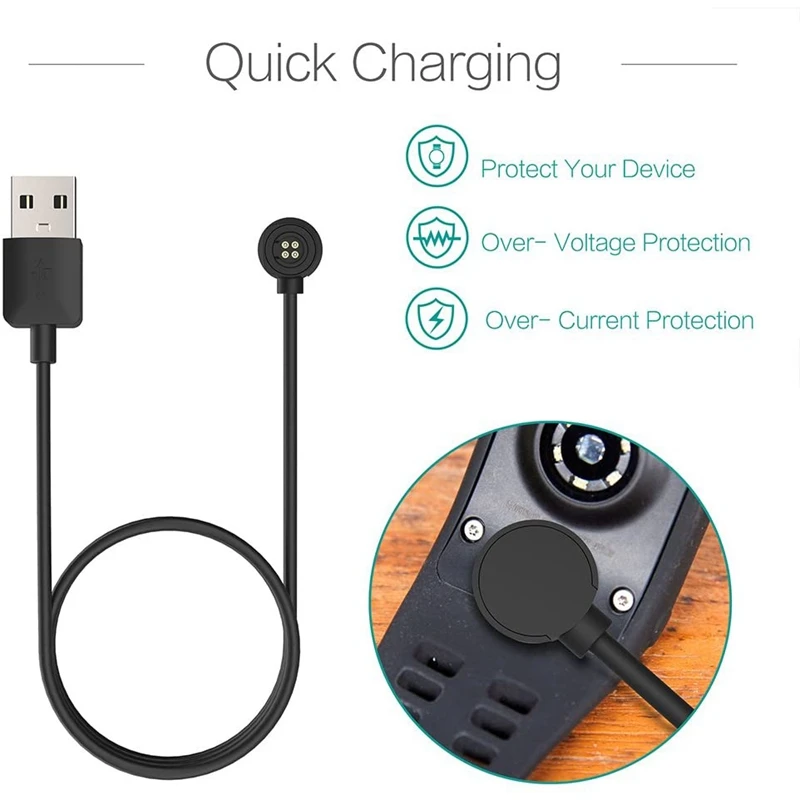 Прочный высокоэффективный Магнитный зарядный Usb-кабель для смарт-часов Polar M600 Loop 1