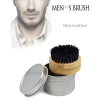 professional boar bristle wood beard brush hairdresser shaving brush comb men mustache comb set