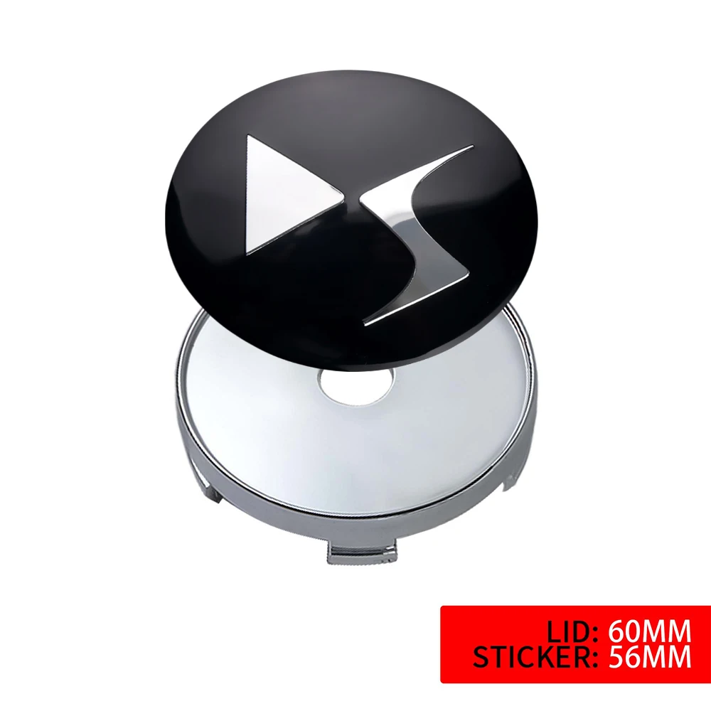 

4 шт., 56 мм, колпаки центральной ступицы колес автомобиля, наклейка, чехол для DS SPIRIT DS3 DS4 DS4S DS5 5LS DS6 DS7 DS9 Deesse DS2 RUBIS E-Tense