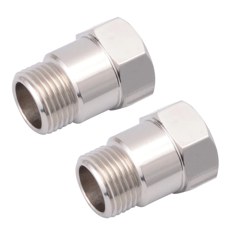 

2X O2 Oxygen Sensor Test Pipe Extension Extender Adapter Spacer M18 X 1.5 Bung