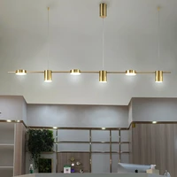 modern minimalist led pendant lights black gold iron for kitchen table dining bar counter chandelier lighting suspension design