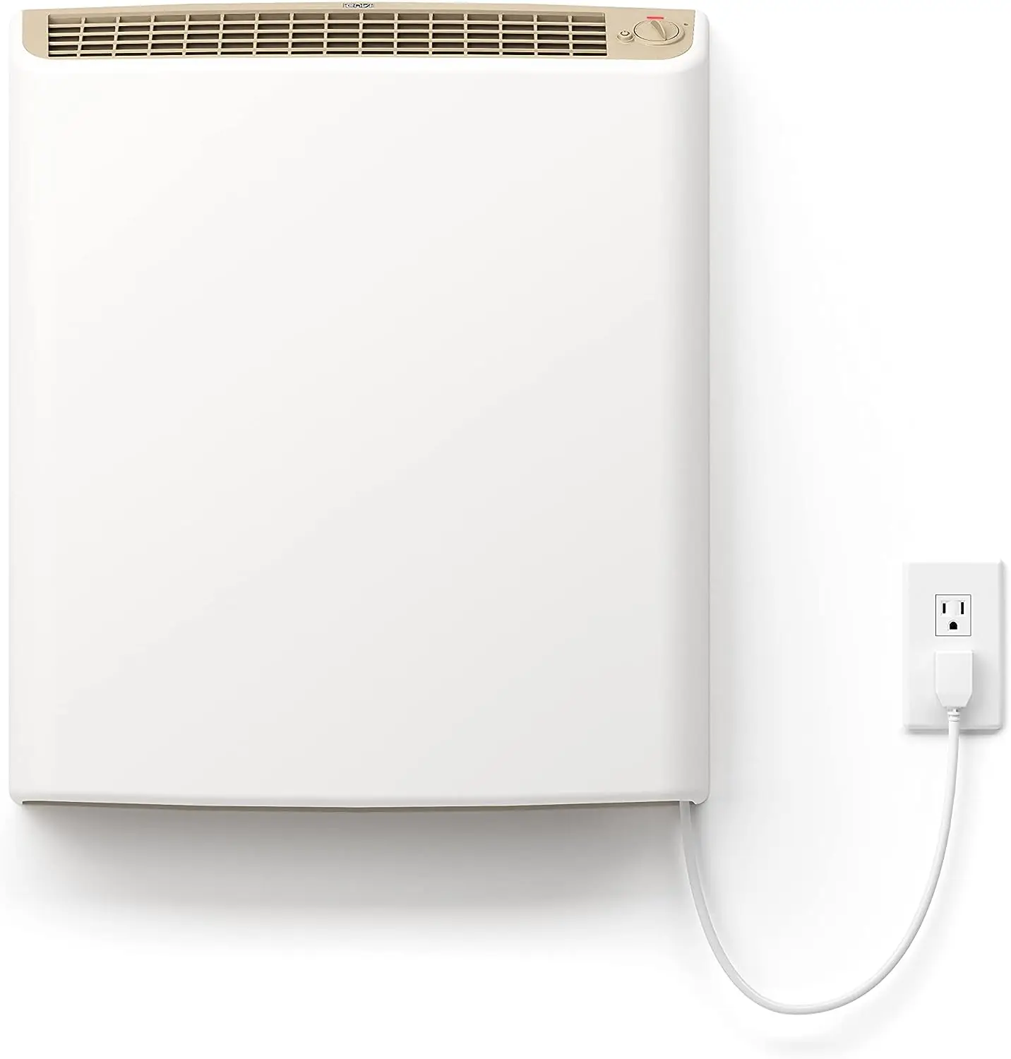 

Plug-in Panel Heaters for Large Rooms, 1000 Watts, 24/7 Heating w/Safety Sensor Protection, Patented Quiet -less , Easy 2-Min