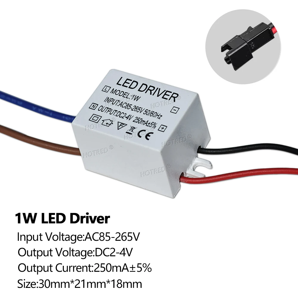

Трансформатор освещения HotRed 1W DC2-4V