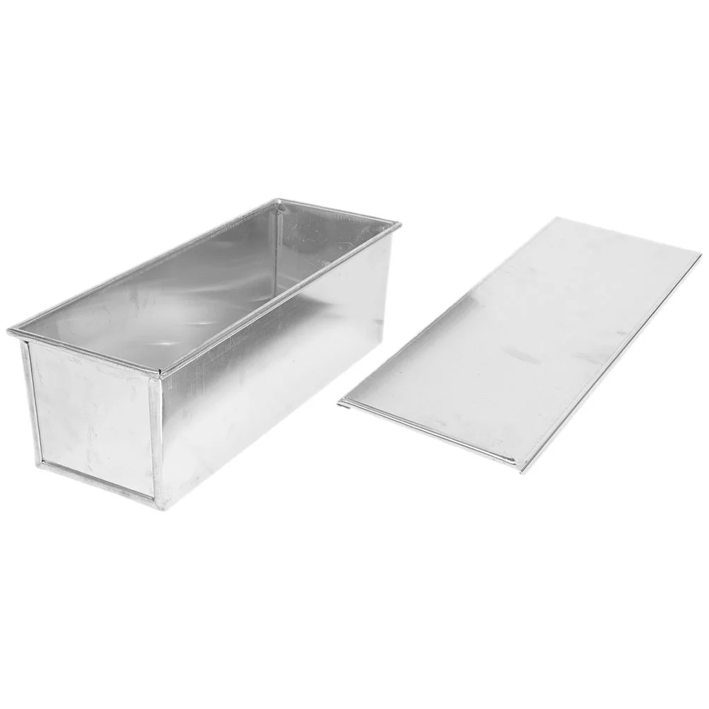 

Toast Box Bread Pans Homemade Small Loaf Baking Stainless Steel Mold Sandwich Aluminum Alloy Making Tools Bins with lid