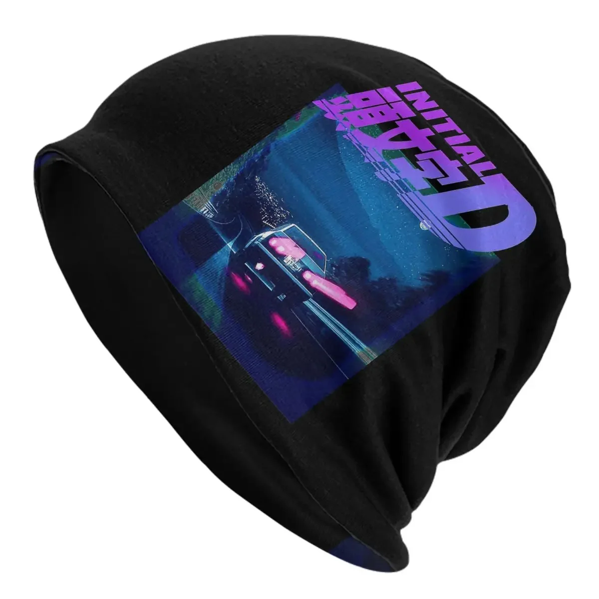

Гоночная шапка Initial D для дрифта, шапки, шапочки в стиле хип-хоп, осенне-зимние шапки, облегающие шапки, шапки в стиле аниме 90-х, мужская и женская шапка