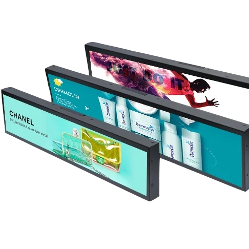 

ЖК-дисплей для информации о дорожном движении, яркий 19,7 дюймовый внутренний растягивающийся ЖК-монитор