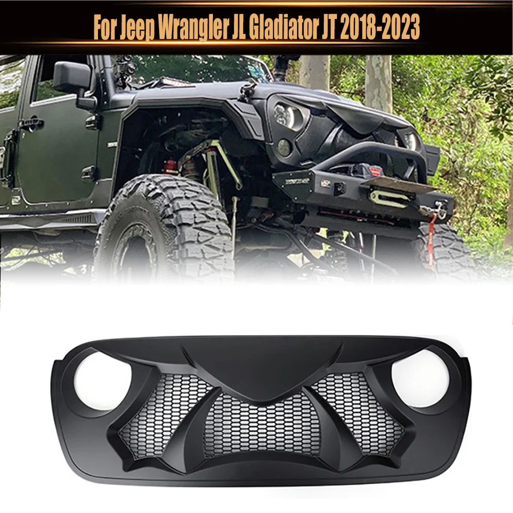 Для Jeep Wrangler JL Gladiator JT 2018-2023 ABS Offroad 4x4 автомобильные аксессуары Spedking передний бампер