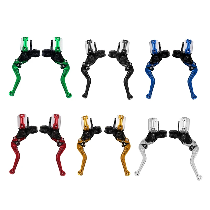 

1Pair 22mm Motorcycle Roller Adjustment Brake Clutch Levers Universal Motorcycle Handlebar Hydraulic Brake Pump