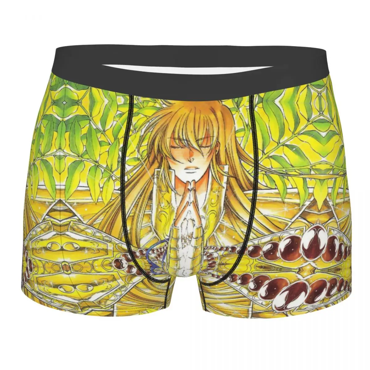 

Трусы Saint Seiya Twelve Constellations Virgo, дышащие трусы, мужское нижнее белье, сексуальные шорты, боксеры, трусы