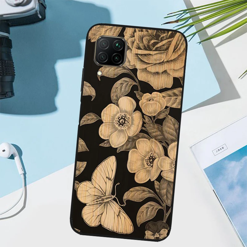Фото Чехол Tree Flower Bamboo Wood для Huawei Nova 10 9 SE 8i 11i 12i 12s Y60 Y61 Y70 Y90 Y72 Y73 Y91 P60 Pro P30 P40 Lite №5