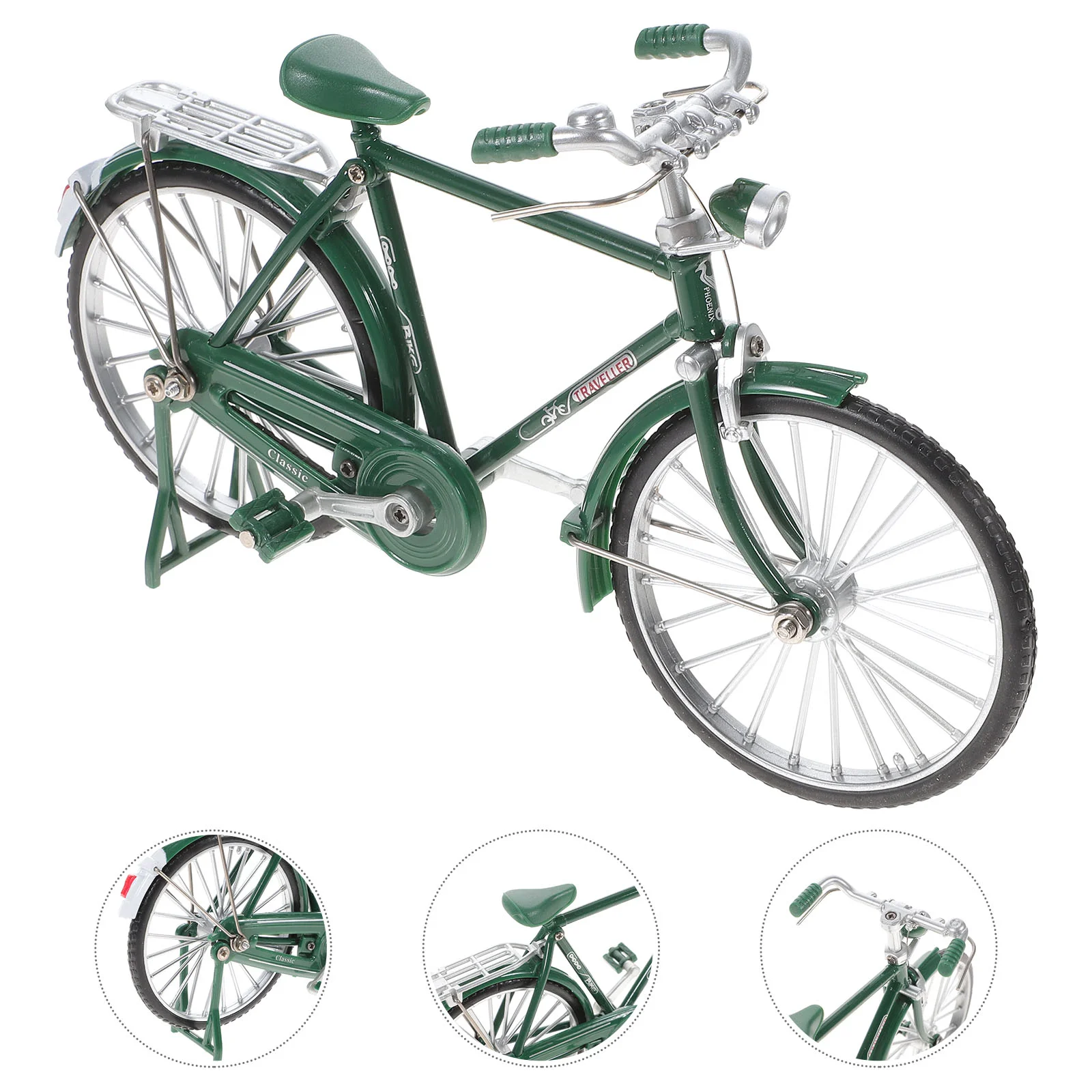 

Mall Figurine Retro Ornaments Home D¨¦cor Bicycle Model Desk Accessories Children Bike Toy Scale