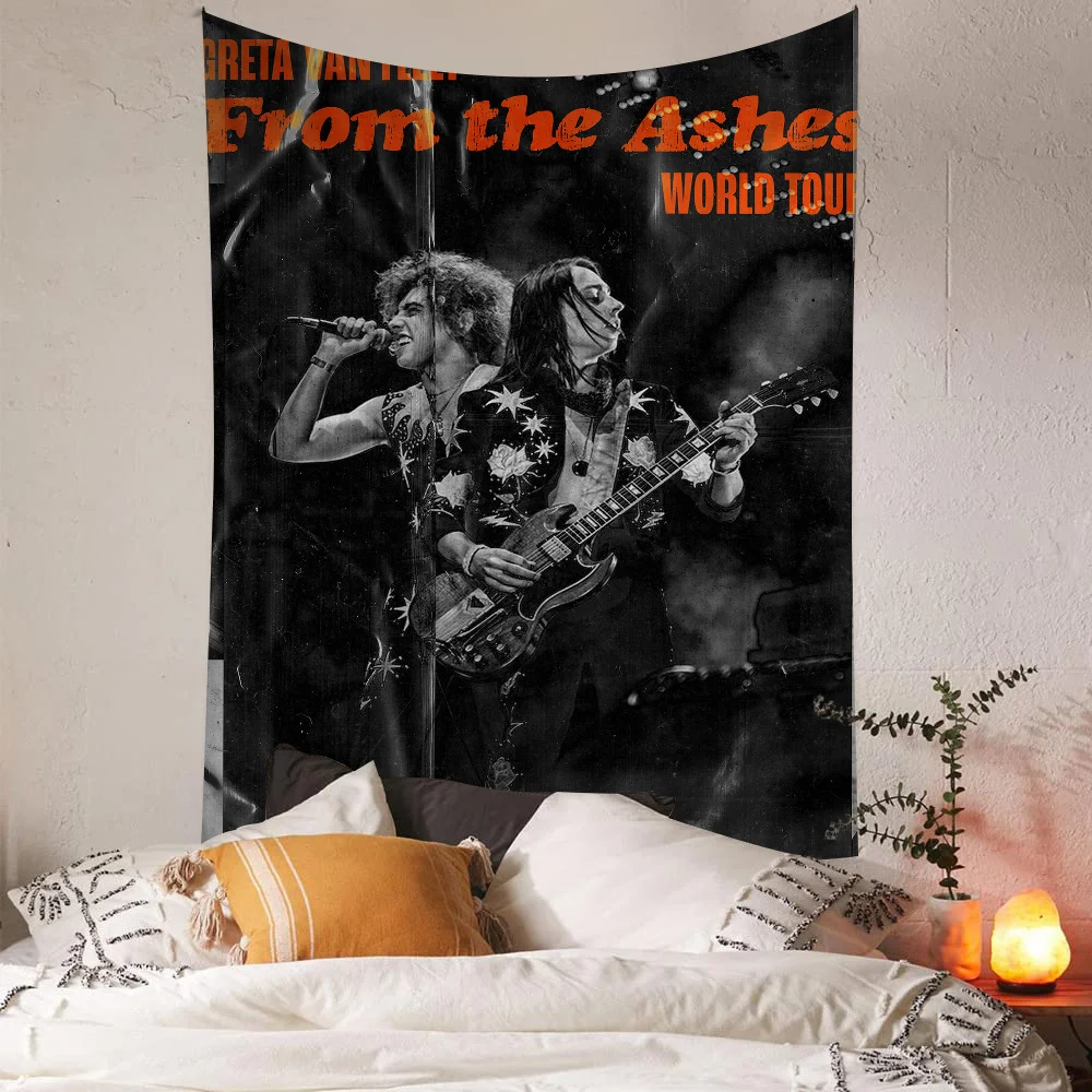 Greta Van Fleet Rock Band Classic Vintage Posters Decoracion Painting Wall Art White Kraft Paper Kawaii Room Decor