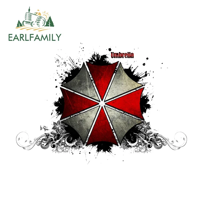 

EARLFAMILY 13 см Umbrella Corporation наклейка для автомобиля с игрой логотип специальная тактика спасательная служба наклейка JDM аксессуары