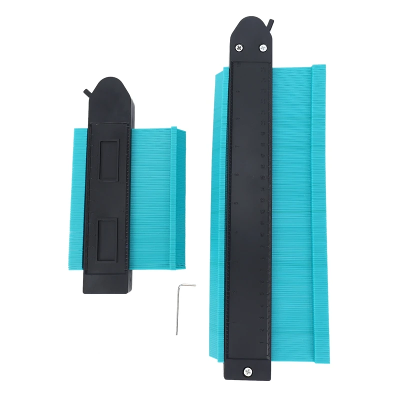 

Contour Gauge With Lock, 5Inch And 10Inch Contour Duplications Gauge, Profile Shape Copy Tool, Instant Template