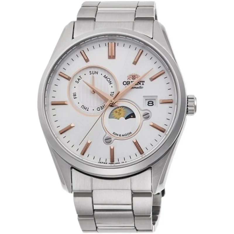 

ORIENT Dongfang Shuangshi Automatic Mechanical Watch RA-AK0306S Pointer Waterproof Japanese White Series Timing