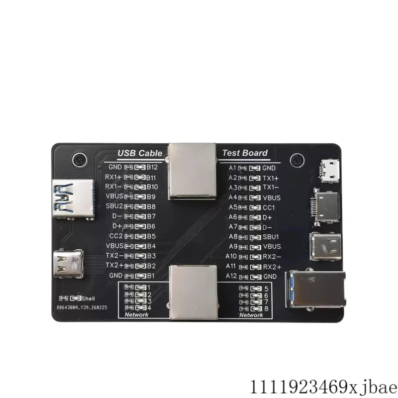 Фото Тестер USB-кабелей, многофункциональный портативный быстрый детектор для тестирования целостности USB 3.0/3.1/3.2 Type-C с батареей CR2032 №4