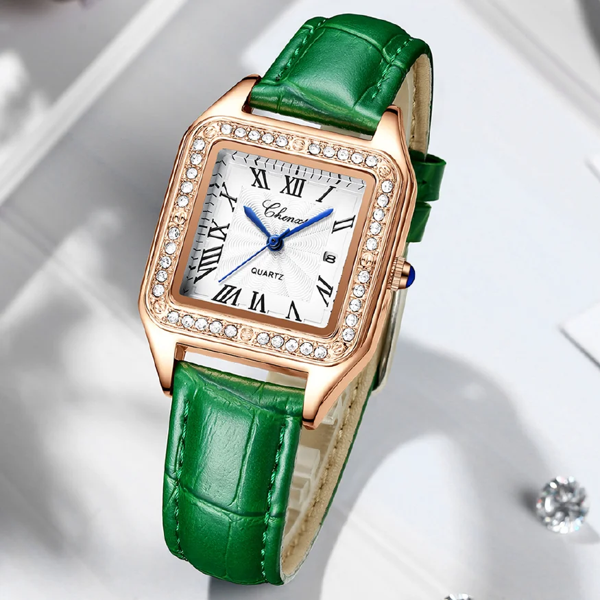 CHENXI Watch Women Top Luxury Brand Business Quartz Watch Ladies Leather Waterproof Wrist Watch Girl Clock Relogio Feminino enlarge