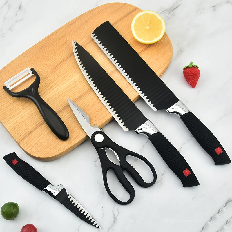 5 шт. набор многофункциональных кухонных ножей |