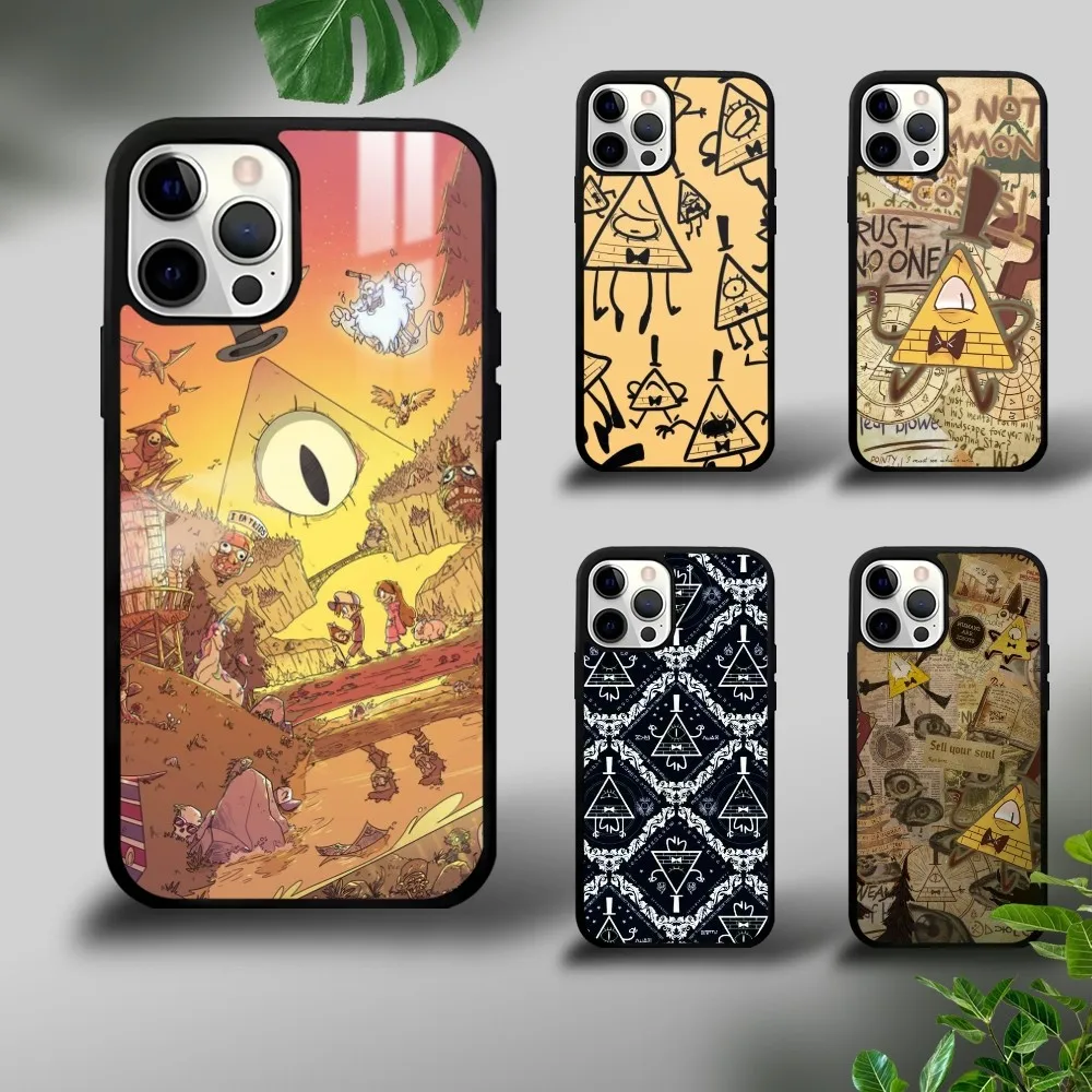 G-Gravity Falls Cartoon Phone Case For IPhone 16 15 14 13 12 11 Pro Xs Max Mini Plus Celulares Hard Funda