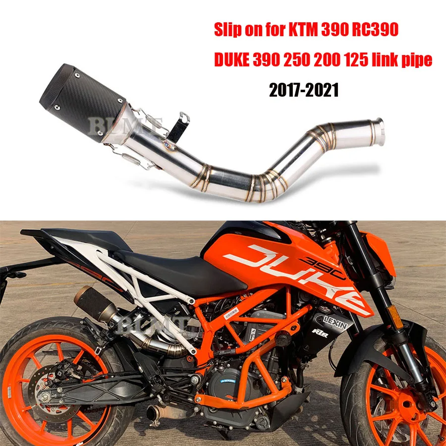 

Выхлопная система мотоцикла, модифицированный выхлопной трубы высокого положения среднего звена для KTM Duke 125 250 390 RC390 RC250 2017-2021